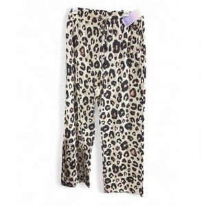Size XXL Stars Above Leopard Print Pajama Bottoms